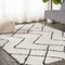 Jonathan Y Inca Moroccan Diamond Shag Beige/Dark Gray 3 ft. x 5 ft. Area Rug SHG101A-3 - alternate 7