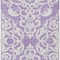 Homeroots 3' X 5' Purple And Ivory Damask Washable Indoor Outdoor Area Rug 614449 - alternate 7