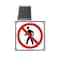 Stop-Lite LED Solar No Pedestrian Crossing Sign 30 in (ENG) SS-D9-3-3000EA - alternate 1