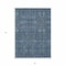 Homeroots 5' X 8' Blue and Black Floral Washable Non Skid Indoor Outdoor Area Rug 564306 - alternate 8