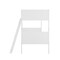 Flash Furniture Dallas Bunk Bed Twin Over Twin, Convertible Slatted Solid Wood Bunk Bed Frame w/Ladder, White MG-0900-31-TTB-WH-GG - alternate 9