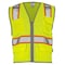 Dome75 Hi-Vis Safety Vest SM/MD Class ANSI/ISEA 107-2020 Class 2 , Zipper 6 Pockets, 2 Mic Tab DV2123 - alternate 7