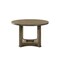 Homeroots 47" Oak Wood Pedestal Base Round Top Dining Table 631289 - alternate 6