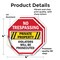 Signmission No Trespassing Private Property Vio, 4 inch X 4 inch, Vinyl Decal, 2PK OC-D-2PACK-4-99 - alternate 4