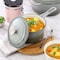 Megachef 7 Piece Enameled Cast Iron Cookware Set in Gray 750124530M - alternate 6
