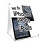 Signmission We Fix Iphones Ipods Ipads, 36 Inch x 24 Inch A-frame Yard Sign, Plastic Sign SBC-2436-We Fix Iphones Ipods Ipads - alternate 1
