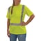 Ergodyne Hi-Vis Shirt, 2XL, Lime, Short Sleeve 22076 - alternate 1
