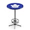 Holland Bar Stool Co 42" Black Toronto Maple Leafs Pub Table L216B4236TorMpl - alternate 1