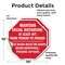 Signmission Maintain Social Distancing At Least, 10 inch X 10 inch, Vinyl Decal, 2PK OC-D-2PACK-10-200 - alternate 4