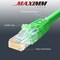 Maximm 0.6ft Cat6 Round LAN Patch Cable, 5PK, Green, 5PK CAT6.6FT5PKGreen - alternate 6