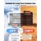 Vevor Garden Hose 100ft 5/8" Rubber Water Hose 3/4"Fitting Heavy Duty and Non-kink FYSS100ft - alternate 5