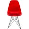 Leisuremod Bristol 5-Piece Modern Dining Set: Round MDF Table & 4 Eiffel Plastic Chairs with Chrome Legs, 5PK BTBL-35BL-CR19TR4 - alternate 7