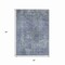Homeroots 3' X 5' Blue And Gray Abstract Washable Indoor Outdoor Area Rug 615500 - alternate 8