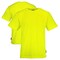 Dome75 Safety Shirt, Enhanced Visibility, Poly/Jersey, HiVis Yellow, 4X DSS2601 - alternate 1