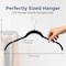 Serenelife Shirt Hangers, Heavy Duty Non-Slip Velvet Hangers with 360 degrees Swivel Hooks, Slim, 100PK SLSHBK100 - alternate 5