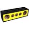 Deejay Led For 10-in Two Horn Three Tweeter Side Yellow Speaker Enclosure D10H2T3YELLOWSID - alternate 3