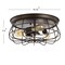 Jonathan Y Calvia 15.7" 3-Light Farmhouse Metal Cage Flush Mount, Oil Rubbed Bronze JYL9538A - alternate 7