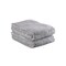 Homeroots Set of Two Light Gray Cotton 16" X 30" Quick Dry Terry Cloth Hand Towels, 2PK 700345 - alternate 1