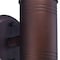 Homeroots Two Light Bronze Cylinder Wall Light 398840 - alternate 4