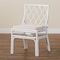 Bali & Pari Carwyn Bohemian White Rattan Dining Chair 248-13779-ZORO - alternate 7