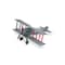 Homeroots 5" Red and Gray Metal Hand Painted 1916 Gray Bristol F28 Fighter Plane Model Airplane 489451 - alternate 3