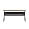 Flash Furniture Davis 60in. x 24in. HD Nesting Table w/Y-Legs, Modesty Panel, 1in. Thick Walnut Tabletop, Blk Frame MT-M6024-Y-LEG-WLNBLK-GG - alternate 9