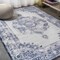 Jonathan Y Rosalia Cottage Medallion Dark blue/Ivory 8 ft. x 10 ft. Area Rug MDP403A-8 - alternate 6