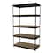 Hirsh 3800 Riveted Steel Shelving, 5-Shelf, 24" D x 48" W x 84" H, Black 19454 - alternate 6
