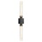Cwi Lighting Petra Integrated LED 36in Sand Black Indoor-Outdoor Wall Light with Handcrafted Glass 1723W36-2-101-A - alternate 7