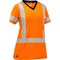 Bisley ANSI Type R Class 2 Women's Short Sleeve T-Shirt 313W1118H-O/M - alternate 1