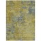 Homeroots 3' X 5' Gold Green And Gray Abstract Washable Indoor Outdoor Area Rug 603587 - alternate 9
