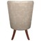 Leisuremod Spruce Collection Modern Wooden Dining Chair in Taupe, 4PK SC24TP4 - alternate 9