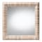 Bali & Pari Adino Bohemian Woven Natural Grasscloth Square Accent Mirror 255-14039-ZORO - alternate 1