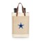 Picnic Time Family Of Brands Dallas Cowboys - Pinot Jute 2 Bottle Insulated Wine Bag, (Beige) 539-02-187-094-2 - alternate 2