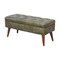 Homeroots 35in Brown Solid Wood Storage Bench With Cabinet 718233 - alternate 5