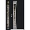 Vdomdoors Aluminum Door Cynex 6116 Black Entry Steel Metal Modern Painted W36+14xH80 Left Inswing CYNEX6116EXD-BLK-W36+14xH80-LH-I - alternate 1