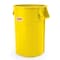Suncast Commercial 44 GALLON UTILITY TRASH CAN , YELLOW TCU44Y - alternate 1