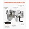 Vevor Wall Mounted Garden Hose Reel 150ft 5/8 in Hose Winder Brass Fitting Hose Guide HL-SW-8E - alternate 5