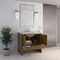 James Martin Vanities Hudson 36" Single Vanity, Honey Oak w/ 3 CM Carrara Marble Top 435-V36-HNO-3CAR - alternate 9
