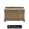 James Martin Vanities Brookfield 60 in. Single Vanity, Pecan w/ 3 CM Ethereal Noctis Silestone Top 547-V60S-PCN-FENC - alternate 1