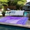 Homeroots 10' X 14' Purple Abstract Washable Non Skid Indoor Outdoor Area Rug 559774 - alternate 5