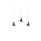 Homeroots Set of Three Black Resin Climbing Man Hanging Dimensional Sculpture, 3PK 293220 - alternate 1