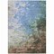 Homeroots 3' X 5' Denim Blue Taupe And Ivory Abstract Washable Indoor Outdoor Area Rug 617347 - alternate 7