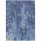 Homeroots 3' X 5' Navy Blue And Denim Blue Abstract Washable Indoor Outdoor Area Rug 610408 - alternate 6
