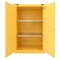 Securall Flammable Storage Cabinet, 90 Gallon, 2 Shelves, 43 in W x 67 in H x 31 in D, Yellow A390 - alternate 2