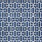 Homeroots 10' X 14' Navy Blue And Ivory Geometric Washable Indoor Outdoor Area Rug 594862 - alternate 9