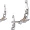 Homeroots Set of Three Silver Resin Diving Man Hanging Dimensional Sculpture, 3PK 332360 - alternate 5