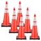 Mr. Chain 36" Traffic Orange Reflective Traffic Cone (6-Pack) 98080-6 - alternate 1