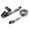 Keeper Ratchet Tie-Down, 1-1/4 in W, 12 ft L, 1000 lb, J-Hook End Fitting, Vinyl End Fitting 43595 - alternate 2