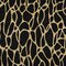 Homeroots 3' X 5' Black And Gold Geometric Washable Indoor Outdoor Area Rug 599178 - alternate 7